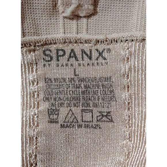 Spanx Slim Cognito LG High Waist Mid Thigh Shaper Tan Super Compression - Picture 6 of 6
